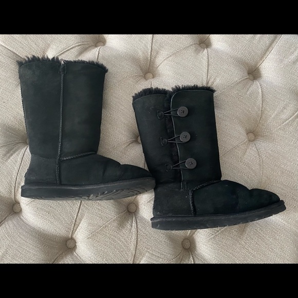 UGG waterproof suede Women’s Bailey triple button boot - Picture 3 of 9